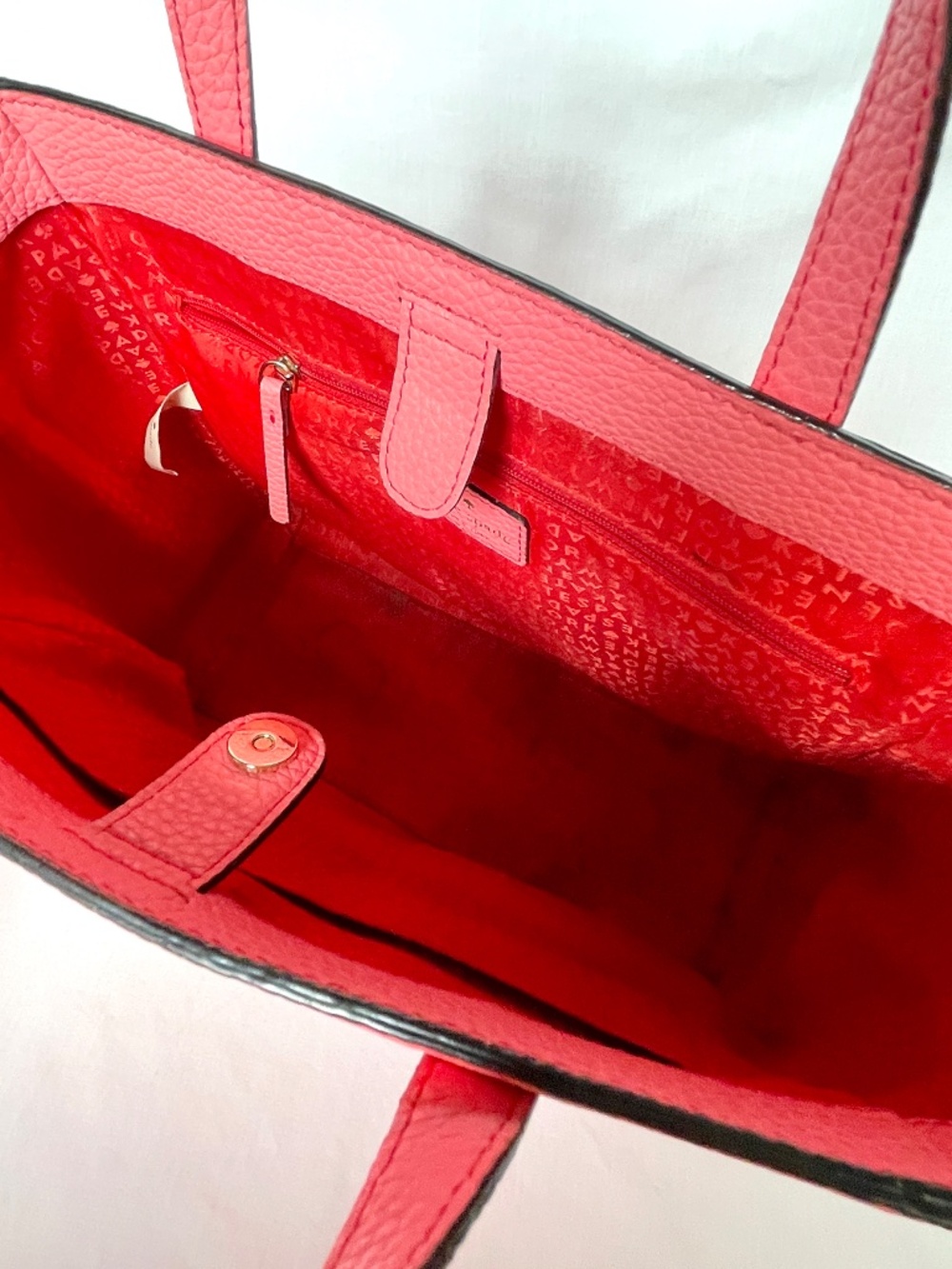Kate Spade Pink Leather Tote Bow 12” - Picture 9 of 14